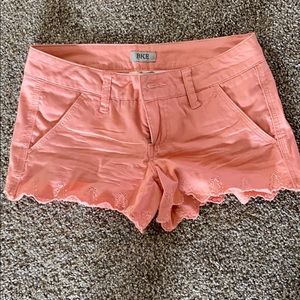 BKE coral shorts